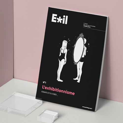 SLUSH - Studio graphique à Nice - Mise en page du magazine Exil