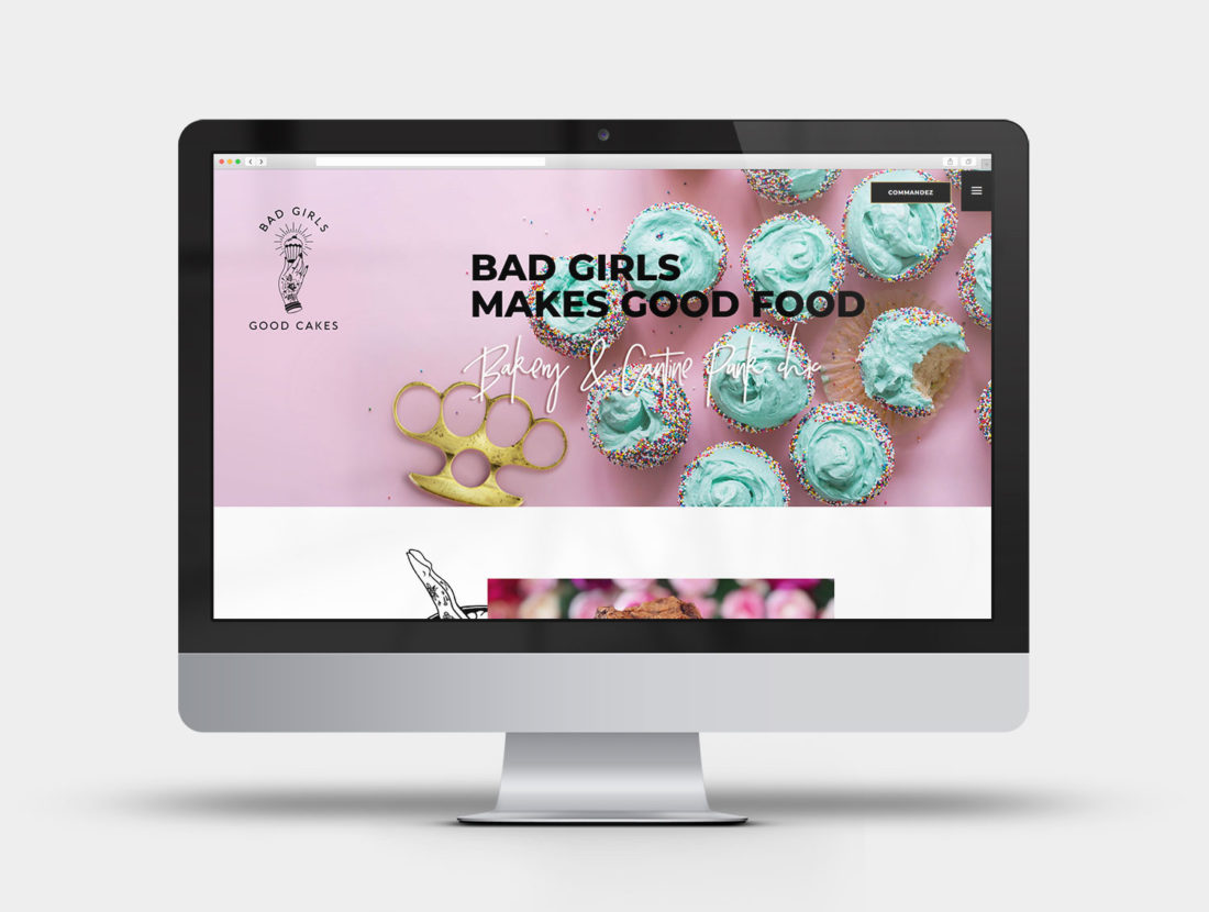 Bad Girls Good Cakes - Design et intégration du site internet