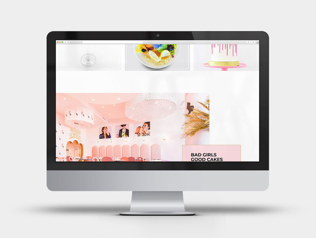 Bad Girls Good Cakes - Design et intégration du site internet