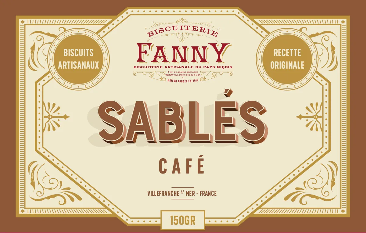SLUSH - Packaging de sablés pour la Biscuiterie Fanny